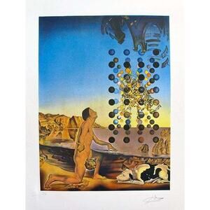 Salvador Dalí – Signed Lithograph “Dali Nude, in Contemplation..." with COA